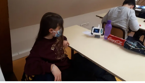 Capteur mis en place dans une école de Heidwiller