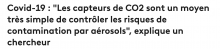 Capteur de CO2 pour contrôler les risques